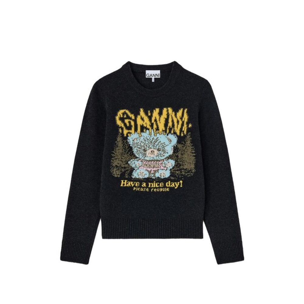 Ganni Black Knitwear - Jumpers Women